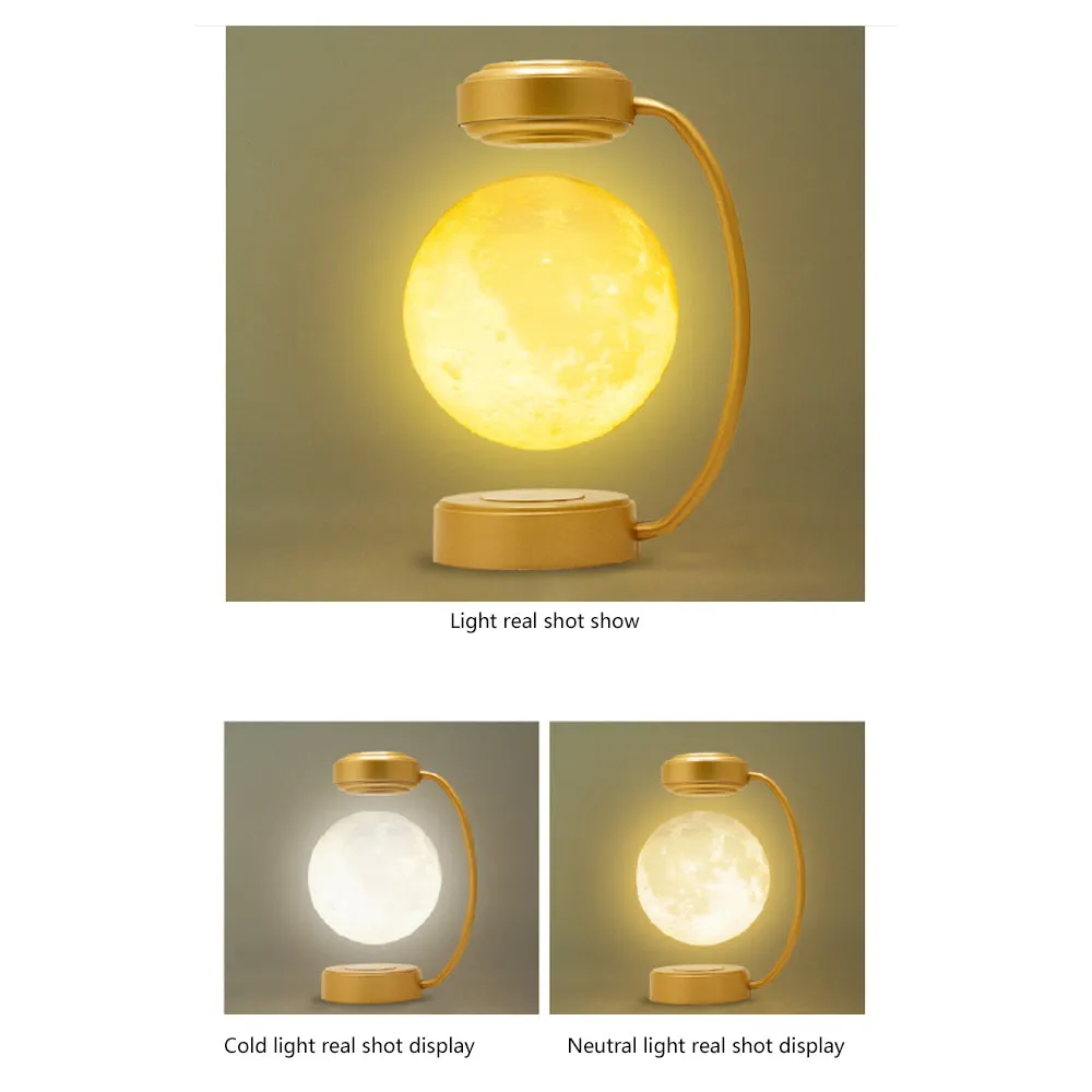 🌕 Luna Float | Magnetic Levitation Moon Lamp