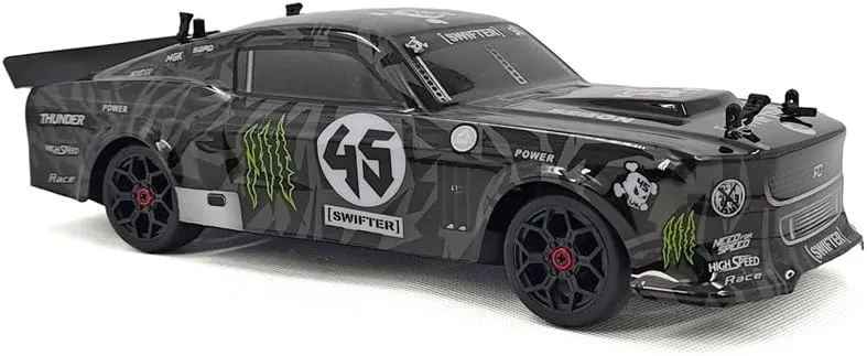 1:18 Scale High-Speed Electric RC Drift Car, 2.4G Anti-Interference 4WD RC Car with LED Lights, RC Racing Toys for Hobbyist