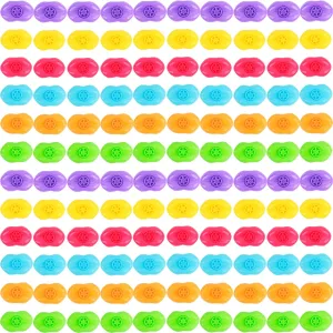 120 Pcs Lip Whistles Multicolored Plastic Siren Lip Whistle Funny Whistles Noise Maker Toys for Kids Birthday Christmas New Year Noisemaker Party Favors Goody Bag Fillers