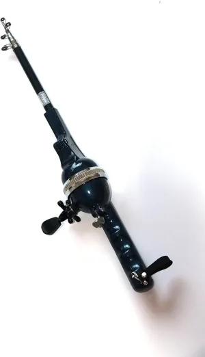 1.33m Rod & Reel Combos Folding Mini Fishing Rod Telescopic Fighing Pole Portable Rod Reel Combo with Line Carp Fishing Tackle for Saltwater or Freshwater Fishing Rod Kit