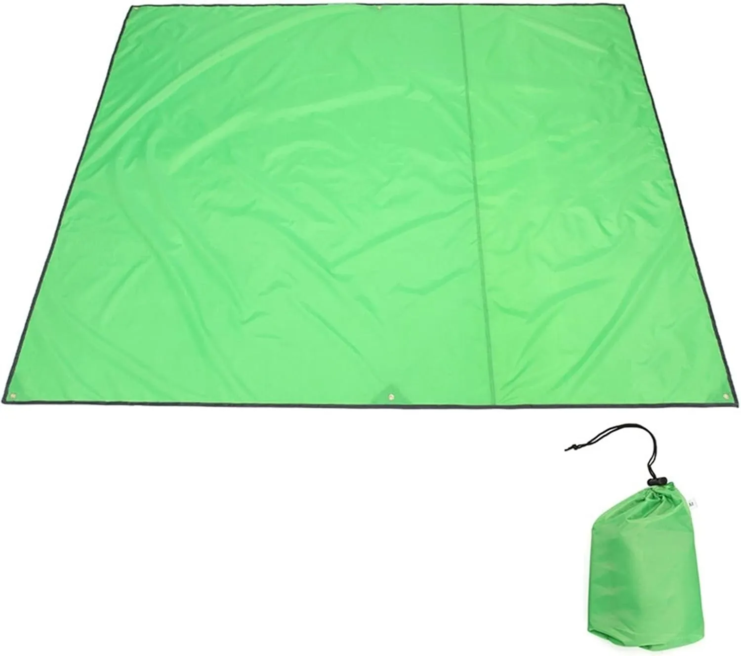 1.5 * 2.2M/ 2.4 * 2.2M/ 1.8 * 2.2M Awning Watertight Tarp Tent Shade Ultralight Garden Canopy Sunshade Outdoor Camping Hammock Beach Sun Shelter (Color : Light Green, Size : 2.4x2.2m)