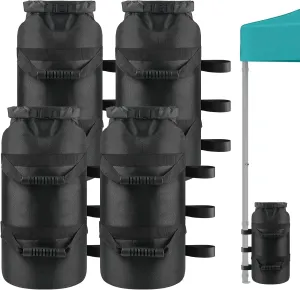 160 LBS Canopy Sandbags Set of 4, Extra Large Heavy Duty Tent Gazebo Outdoor Sandbags for Canopy Legs