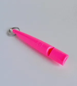 (2 Pack) Acme Model 211.5 Plastic Dog Whistle Day Glow Pink for Dogs