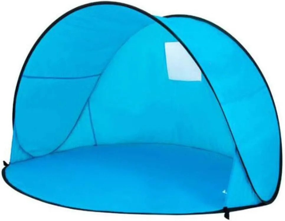 2 Person Beach Tent,Portable Pop Up Sun Shelter-Automatic Instant Family Canopy Tent for Camping,Fishing,Hiking,Picnicing-Outdoor Ultralight Canopy Tents with Carry Bag