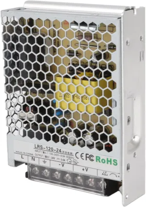 24V Switching Power Supply, LRS Switching Power Adapter Switching Power Supply Light Transformer for Industrial Automation Control, Power Converters (LRS-120W-24V 5A)