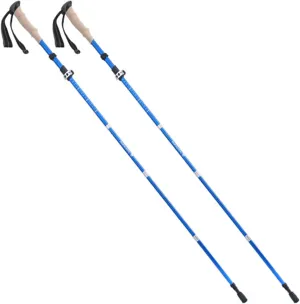 2Pcs Light Weight Trekking Stick for Women Men and Kids Hiking Trekking Poles Telescopic Hiking Poles Walking Poles