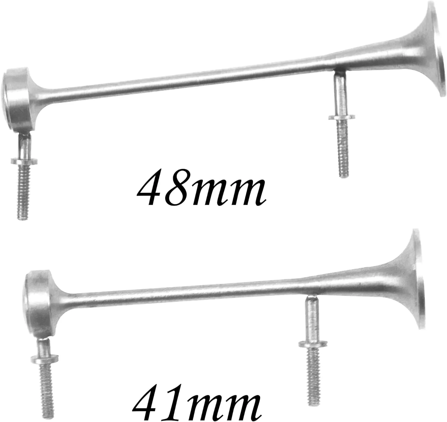 2Pcs Vgoohobby 1/14 Scale Simulation Metal Speaker Whistle Decoration Compatible with 1/14 Tamiya RC Tractor Scania R620 Actros 3363 Arocs Man TGX Truck Car(48mm)