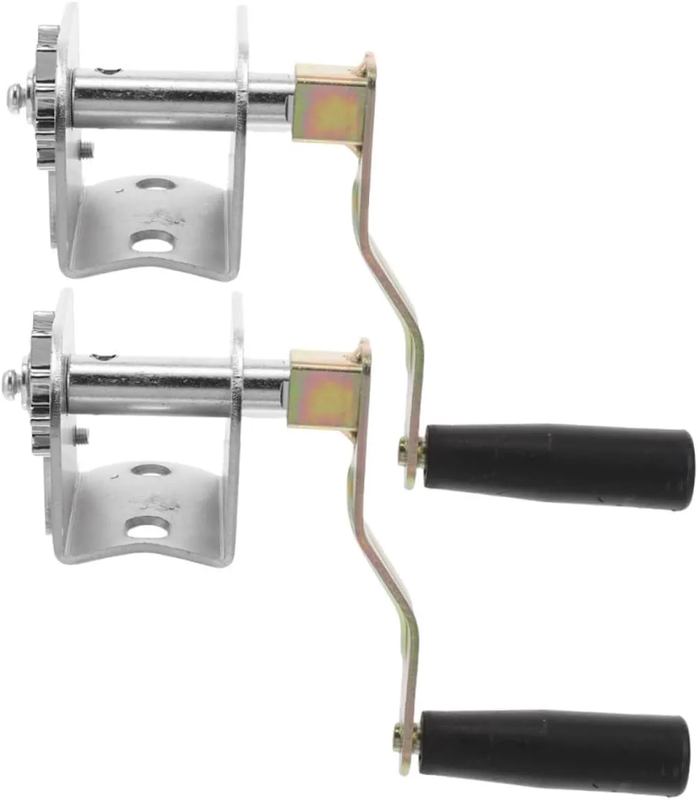 2Pcs Weatherproof Gear Tightener with Hand Crank for Precision Net Tensioning Outdoor Volleyball and Badminton Competitive Games