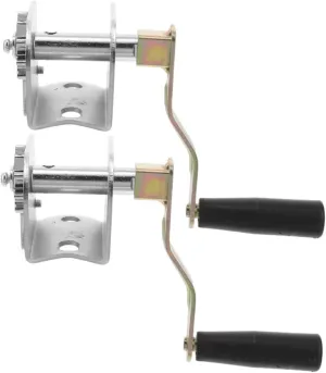 2Pcs Weatherproof Gear Tightener with Hand Crank for Precision Net Tensioning Outdoor Volleyball and Badminton Competitive Games