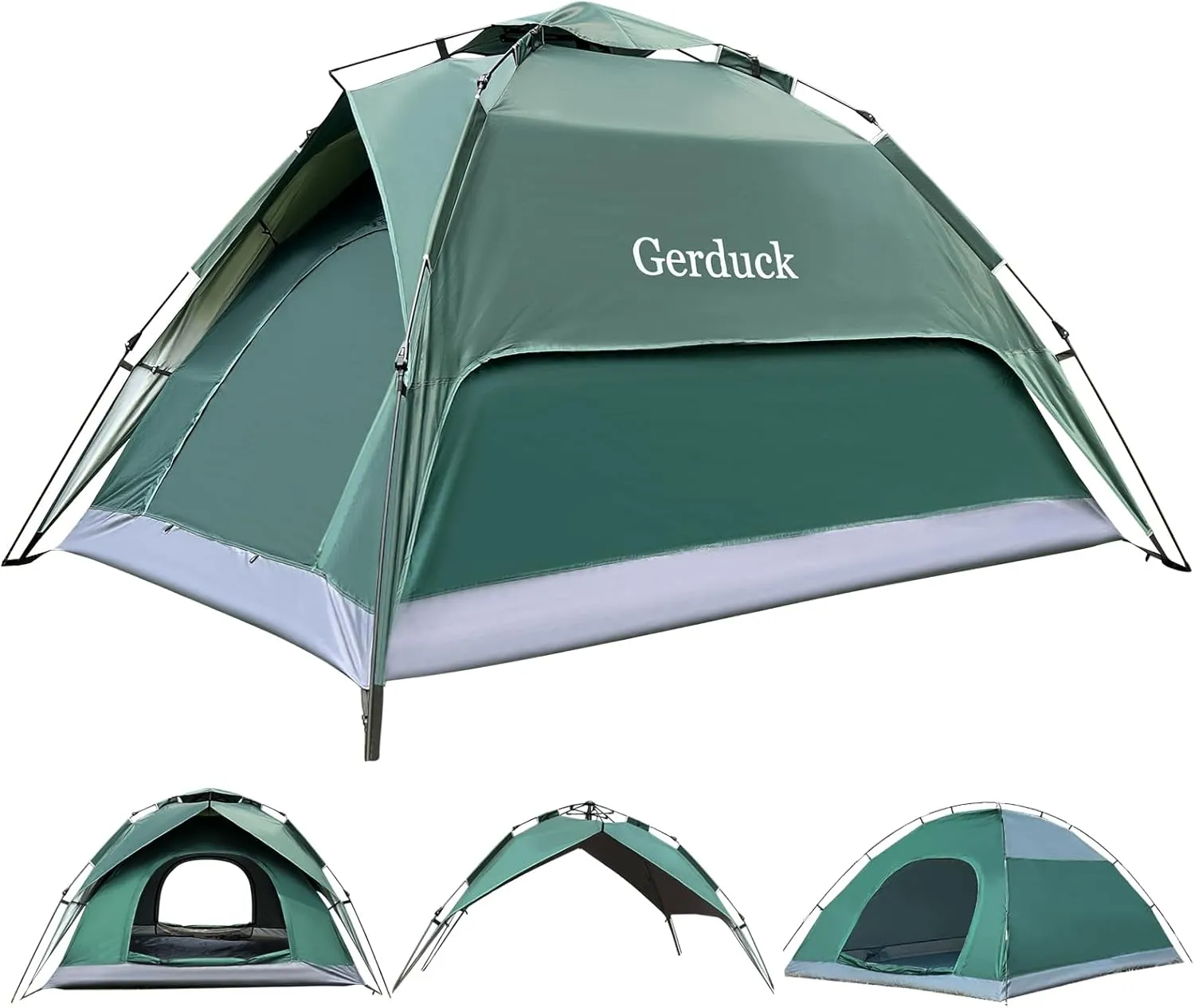 3-in-1 Instant Pop Up Tents for Camping, 2/4/6 Person Camping Tent,60s Automatic Quick Easy Setup Tent, Waterproof Stand Up Family Tents for Camping,Outdoor, Hiking,Beach