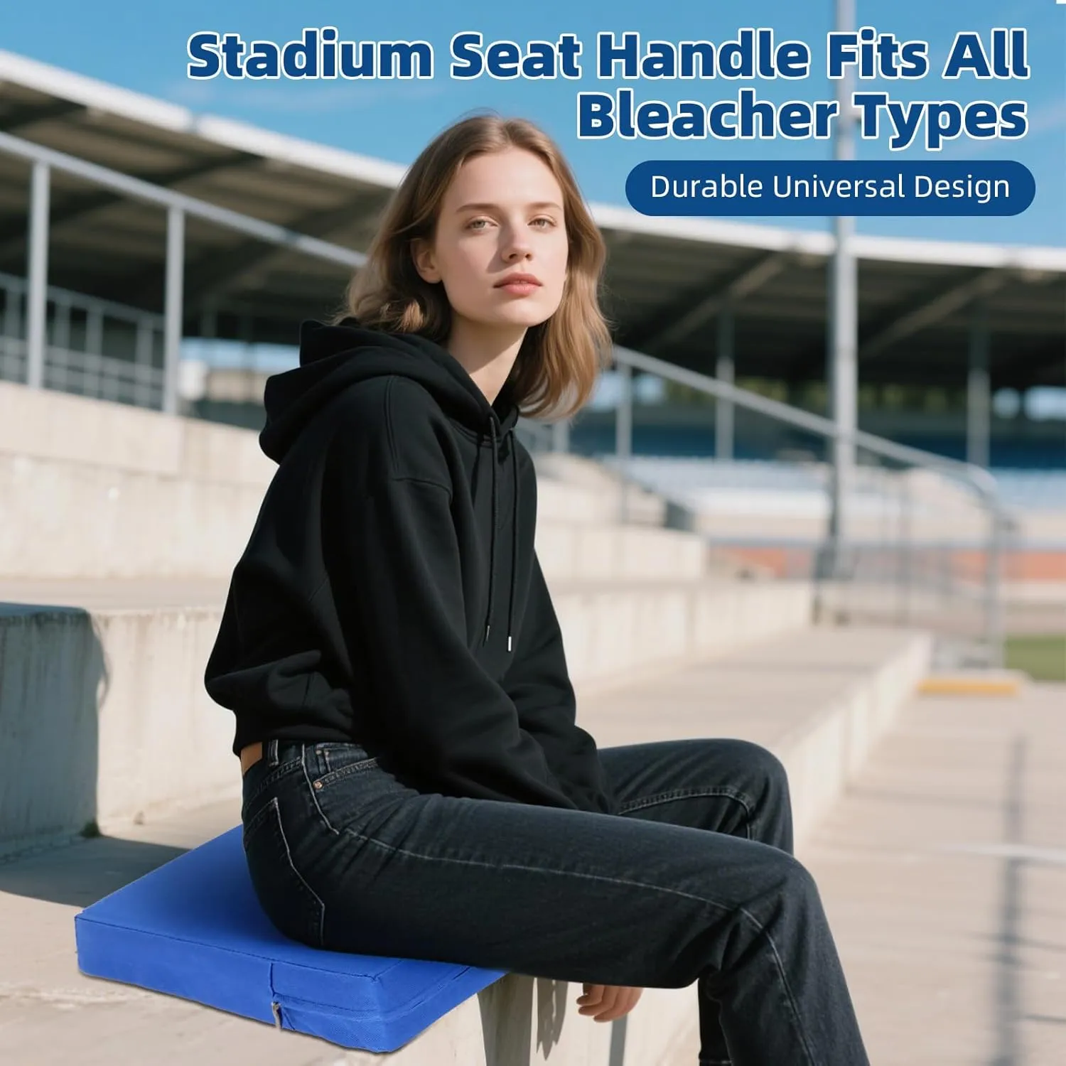 3.15" Thick Stadium Seats for Bleachers Waterproof Portable Bleacher Chairs, Padded Stadium Chair for Adults at Sports Events and Concert, Portable Outdoor Seat Mat