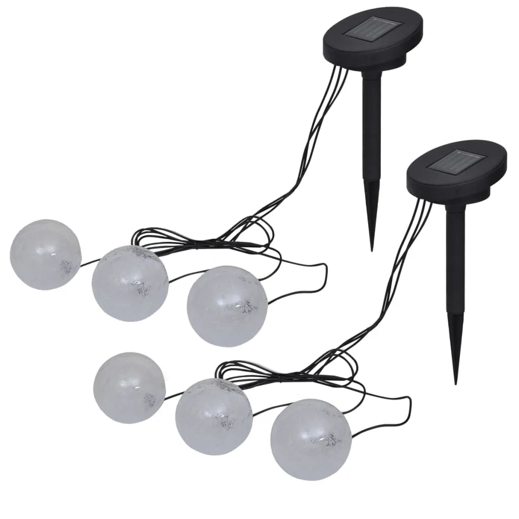 3/6x Solar Bowl LED Floating Ball Light for Pond Swimming Pool Garden
