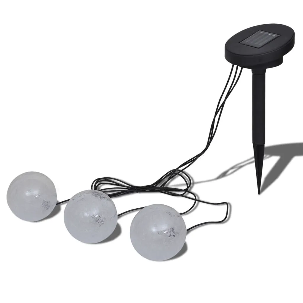 3/6x Solar Bowl LED Floating Ball Light for Pond Swimming Pool Garden