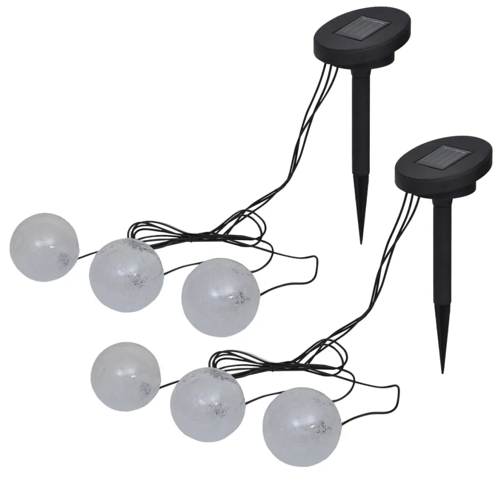3/6x Solar Bowl LED Floating Ball Light for Pond Swimming Pool Garden