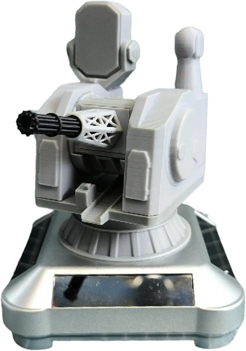 3D-Printed Solar-Powered Military Model Rotating Ornament, Military Model Car Toy Ornament, Solar Powered Automatic Rotation, for Military Enthusiasts (Style A)
