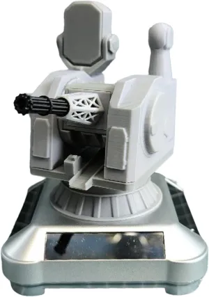 3D-Printed Solar-Powered Military Model Rotating Ornament, Military Model Car Toy Ornament, Solar Powered Automatic Rotation, for Military Enthusiasts (Style A)