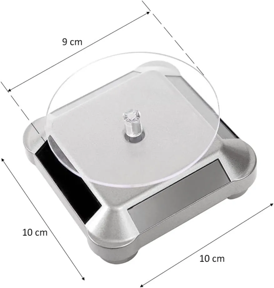 3pcs Cup Shelf Includedgolden Solar Accessories Photography Watch,Turntable,Watch Stand,Cm/Platform X Digital Tree Turntable Electric Prop Mirrored