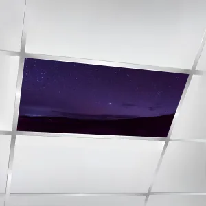 4 Pack Fluorescent Light Covers for Ceiling Lights Plateau scenery Canyon cenery Mountain Magnetic Light Filters Diffuser Shade for Classroom Home Office School