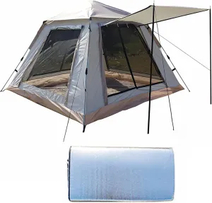 4 Season Waterproof Tent, Tents for Camping, 2000mm Waterproof, Camping Tents & Shelters for Outdoor Sports, for Picnic Hiking Travel