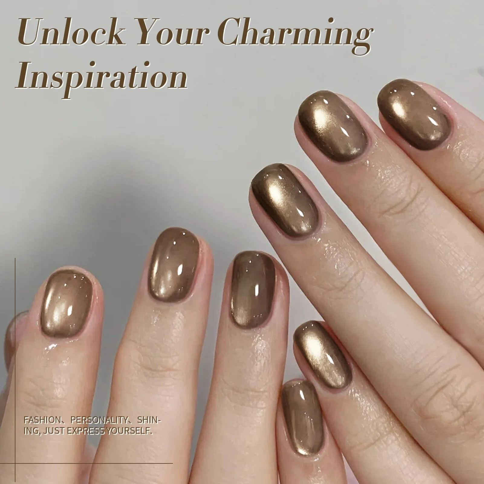 6 Colors Dark Glass Cat Magnetic Gel Polish Set M42 Sauvage 7ml
