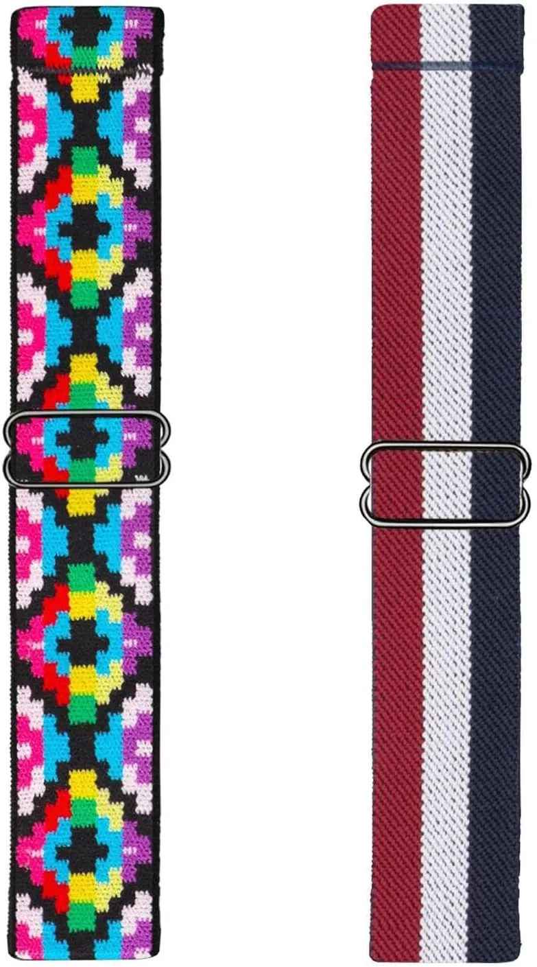 Abanen 22mm Elastic Watch Bands for Garmin Instinct 3 45mm / 2 Solar, Soft Stretchy Nylon Ultra-light Wristband Strap for Instinct E 45mm / Crossover Solar