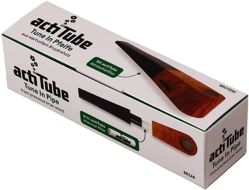 actiTube (formerly Tune) Bruyèrewood Whistle with Acrylic Mouthpiece and Storage Bag 1 Pipe