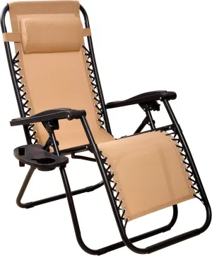 Adjustable Zero Gravity Lounge Chair Recliners for Patio, Yard, Multiple Colors and Sizes