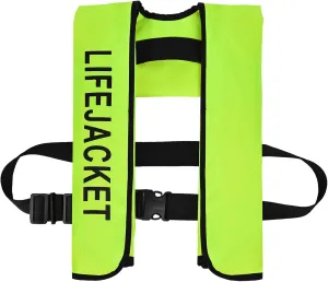 Adult Automatic Kayaking Vest Water Sports Vest for Boating Fishing Kayaking Paddling