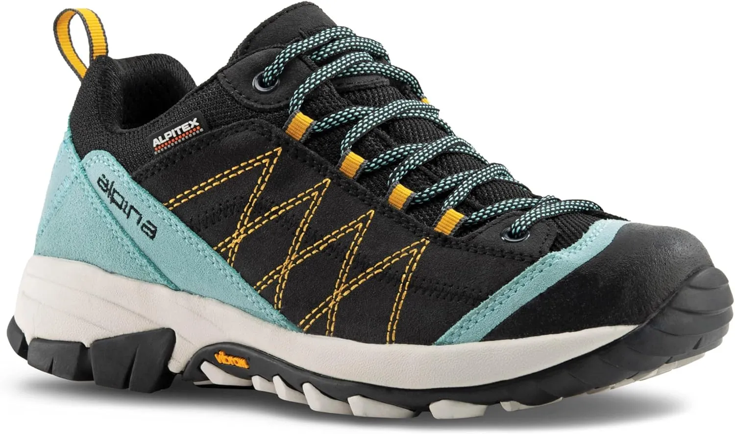 Alpina GLACIA Women's Hiking Shoes with Alpitex Breathable Membrane and Slip Resistant Vibram Sole Lightweight Trekking Waterproof Footwear for All-Terrain