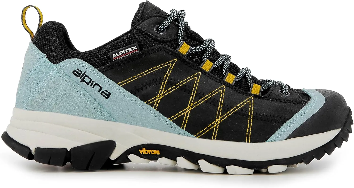 Alpina GLACIA Women's Hiking Shoes with Alpitex Breathable Membrane and Slip Resistant Vibram Sole Lightweight Trekking Waterproof Footwear for All-Terrain
