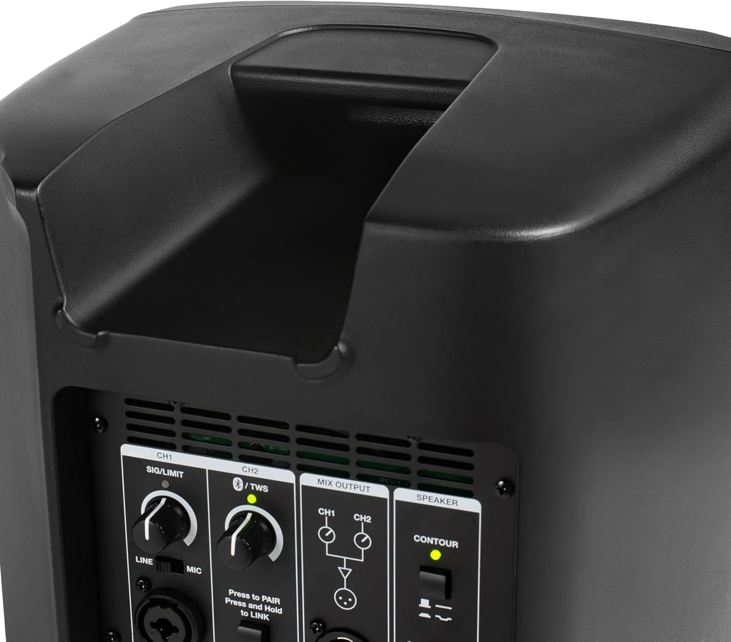 ALTO TX410 350W 10" Powered PA Speaker with TWS Bluetooth, 2-Channel Mixer, Monitor for Band or DJ and Musicians, Rehersals, Venues or Events