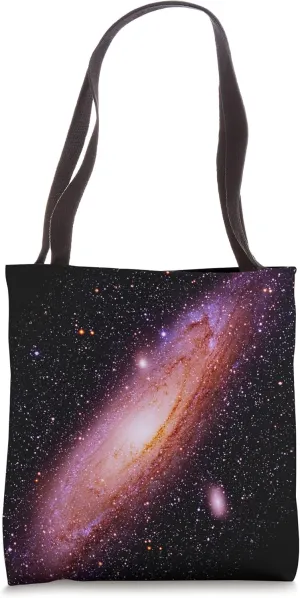 Andromeda Galaxy Messier 31 Stars Space Unfold Universe Tote Bag