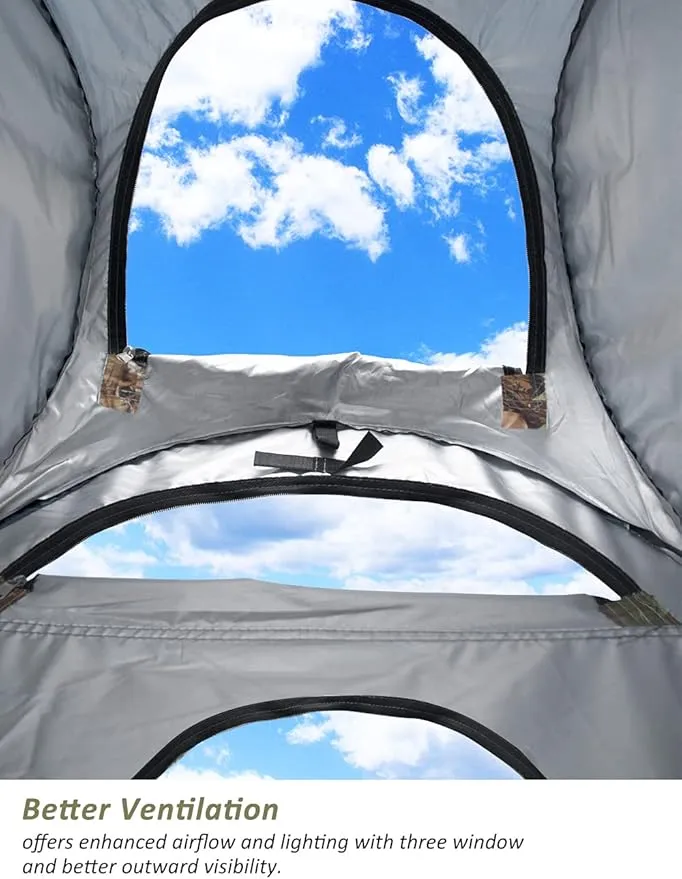 anngrowy Pop Up Privacy Tent Shower Tent Portable Outdoor Camping Bathroom Toilet Tent Changing Dressing Room Privacy Shelters Room for Hiking and Beach Sun Shelter Picnic Fishing– UPF40  Waterproof
