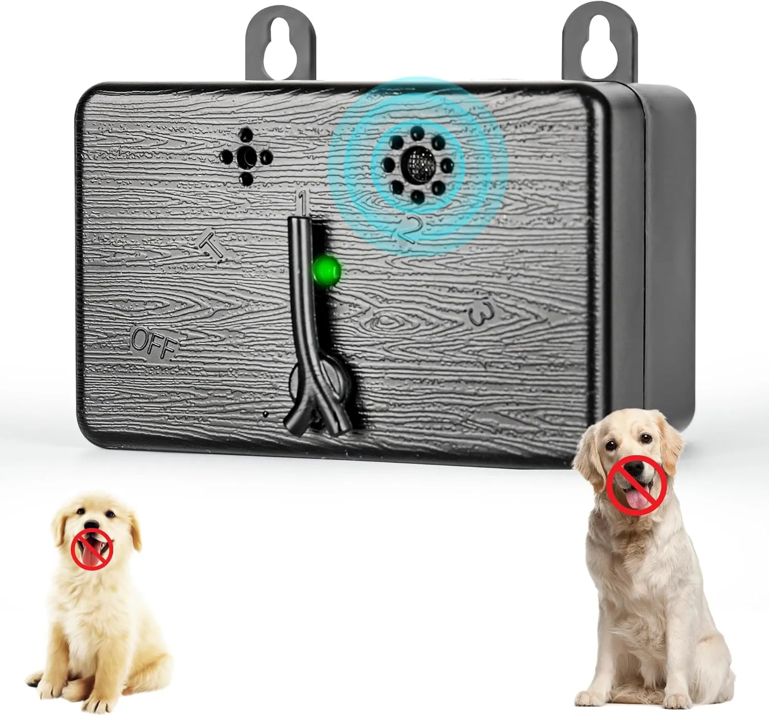 Anti Barking Device,4 Modes Dog Barking Control Devices,Bark Deterrent Outdoor Indoor, Switchable Barking Controller,Stop Barking Dog Devices Up to 50 Ft Range,Suitable for Small,Medium and Large Dogs