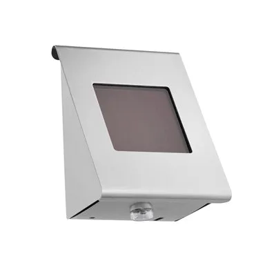 Arlec Stainless Steel Camas Solar Wall Light Solar Powered