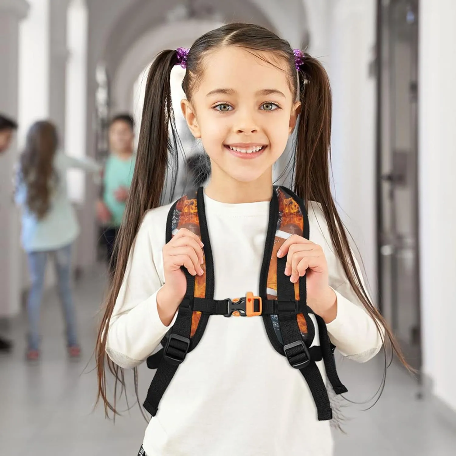 Aslsiy Custom Toddler Backpack Personalized Kids Backpack School Backpack with Chest Strap Preschool Nursery Travel Bag