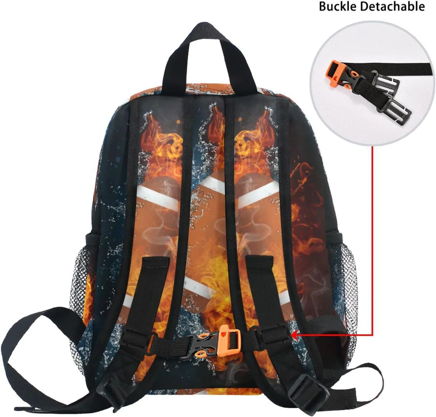 Aslsiy Custom Toddler Backpack Personalized Kids Backpack School Backpack with Chest Strap Preschool Nursery Travel Bag