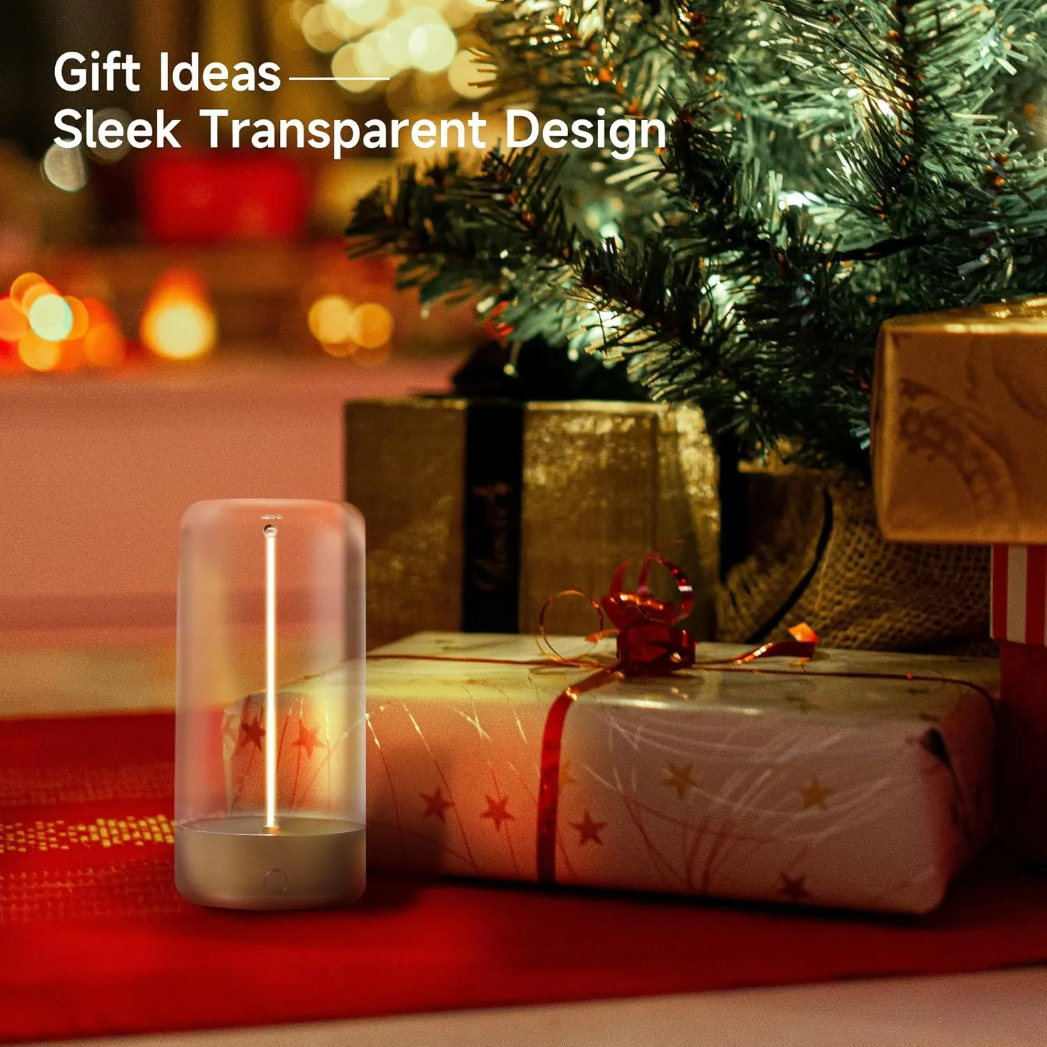 Auge Mini Tabe Light with Breathing Effect, Ideal as Atmosphere or Playing Games (Golden)