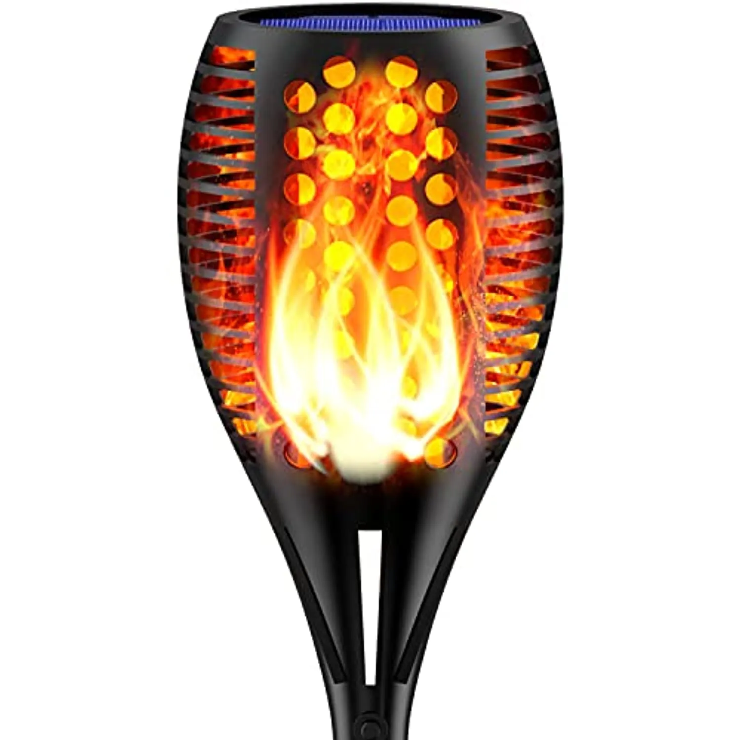 Balight Solar Torch Lights, 96 LED Waterproof Flickering Flames Solar Lights Outdoor Landscape Decoration Lighting Dusk to Dawn Auto On/Off Security Torch Light for Patio Garden Yard Driveway
