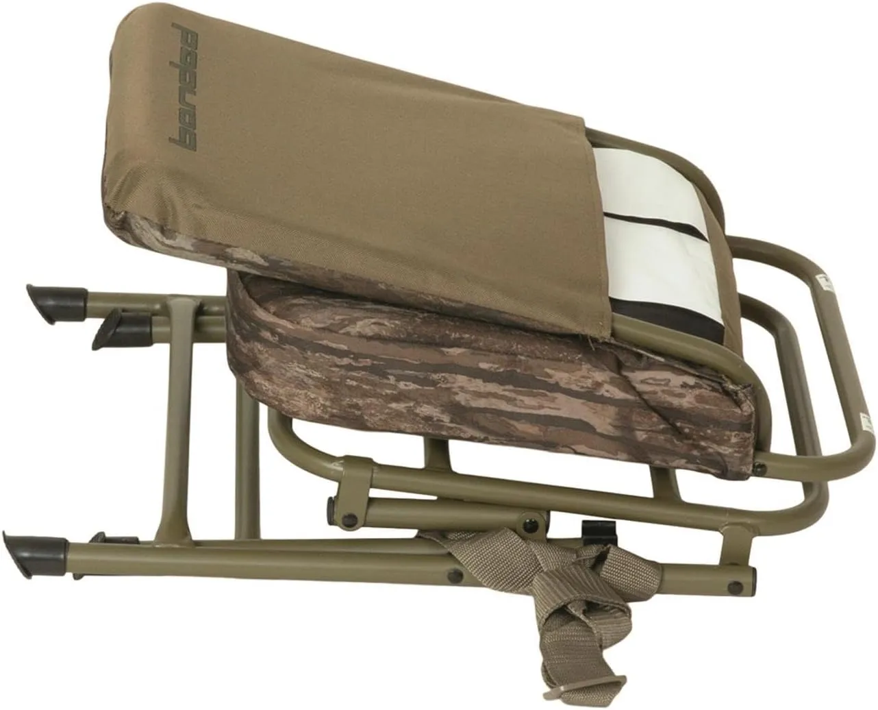 Banded Swivel Blind Chair – 360° Silent Rotation, Adjustable Legs, Padded Seat for Hunting (Realtree Legacy, Regular)