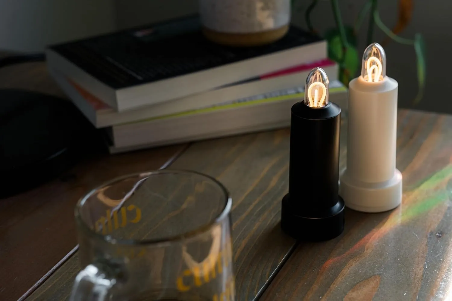 Barebones Flameless Candle – Antique Bronze, Rechargeable 4.5-Inch LED Candle with Magnetic Base, 50  Hours of Light, 4 Lighting Modes – Indoor and Outdoor Ambient Lighting for RVs and Home Decor