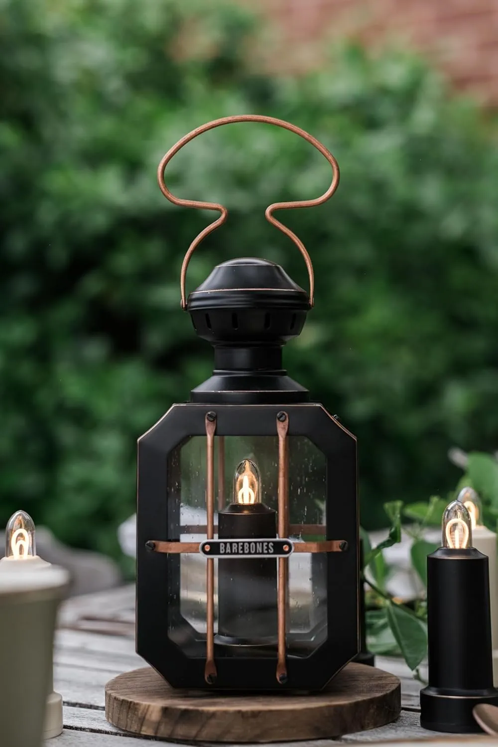 Barebones Flameless Candle – Antique Bronze, Rechargeable 4.5-Inch LED Candle with Magnetic Base, 50  Hours of Light, 4 Lighting Modes – Indoor and Outdoor Ambient Lighting for RVs and Home Decor