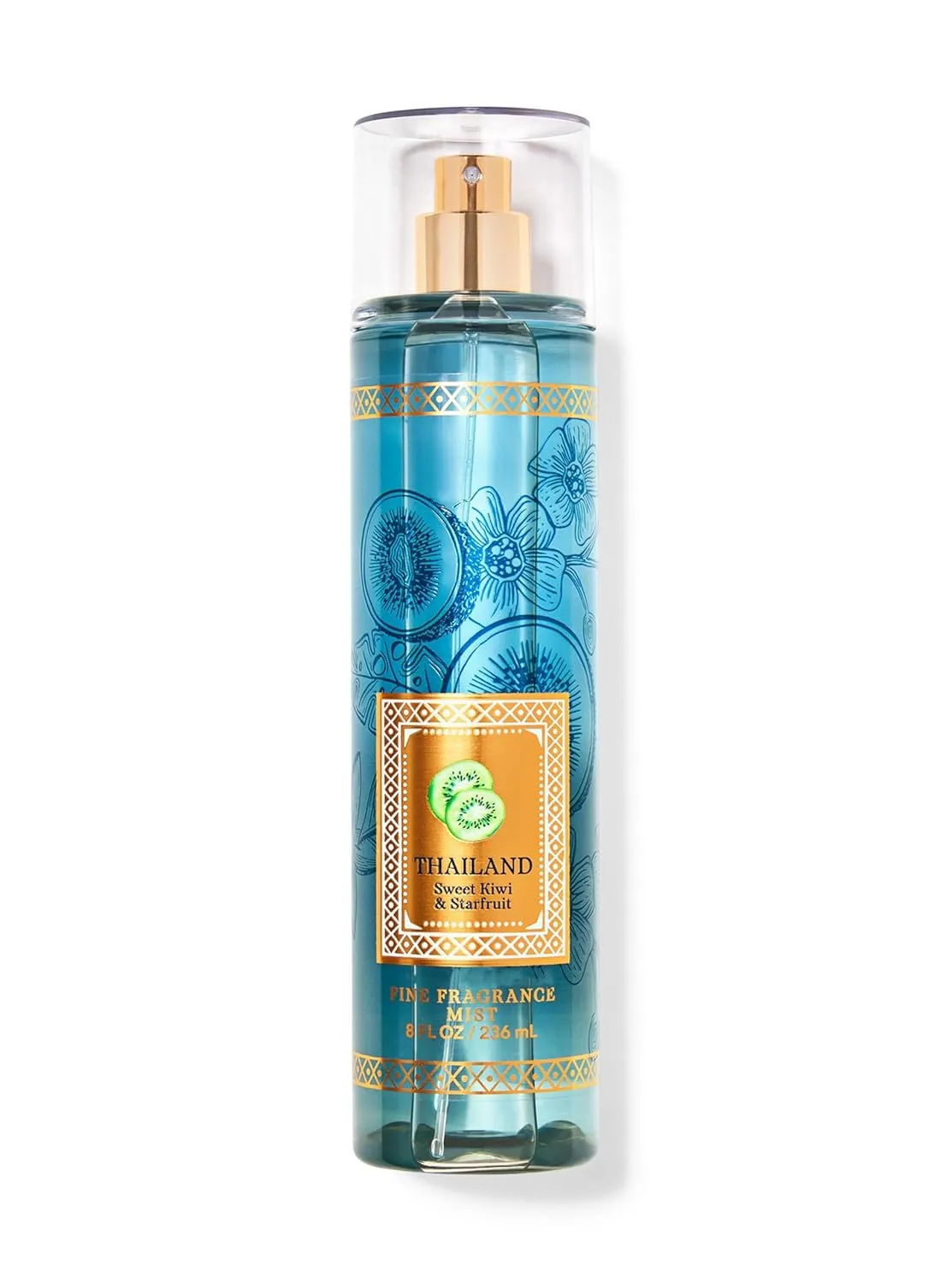 Bath and Body Thailand Sweet Kiwi & Starfruit Fine Fragrance Mist | 8 Fl Oz