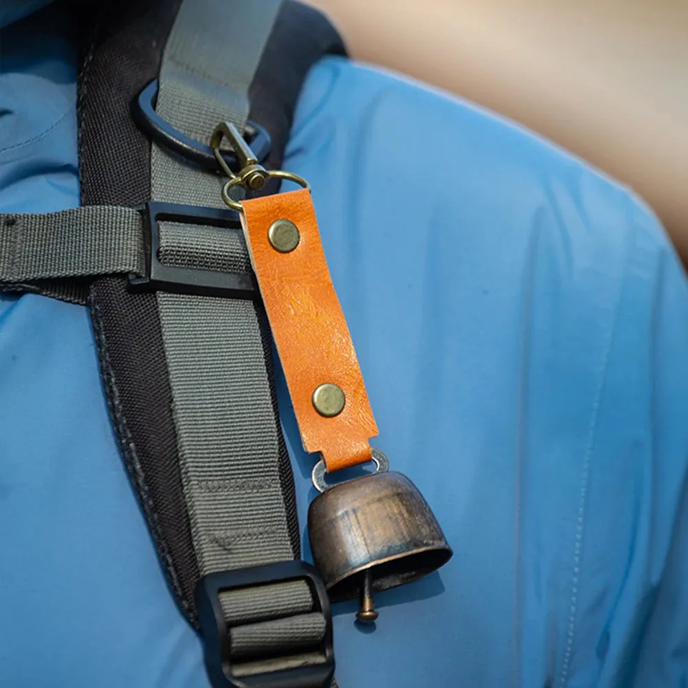Bear Bell with Whistle Set with Magnetic Silencer Bear Repelling Bell Hanging Bear Bell Outdoor Camping Hiking Emergency Gear