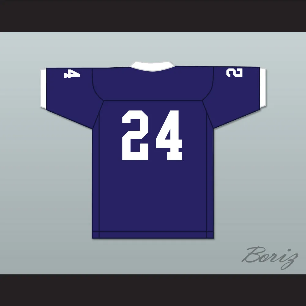 Benny Robinson 24 Saints High School Navy Blue Football Jersey The Last Whistle