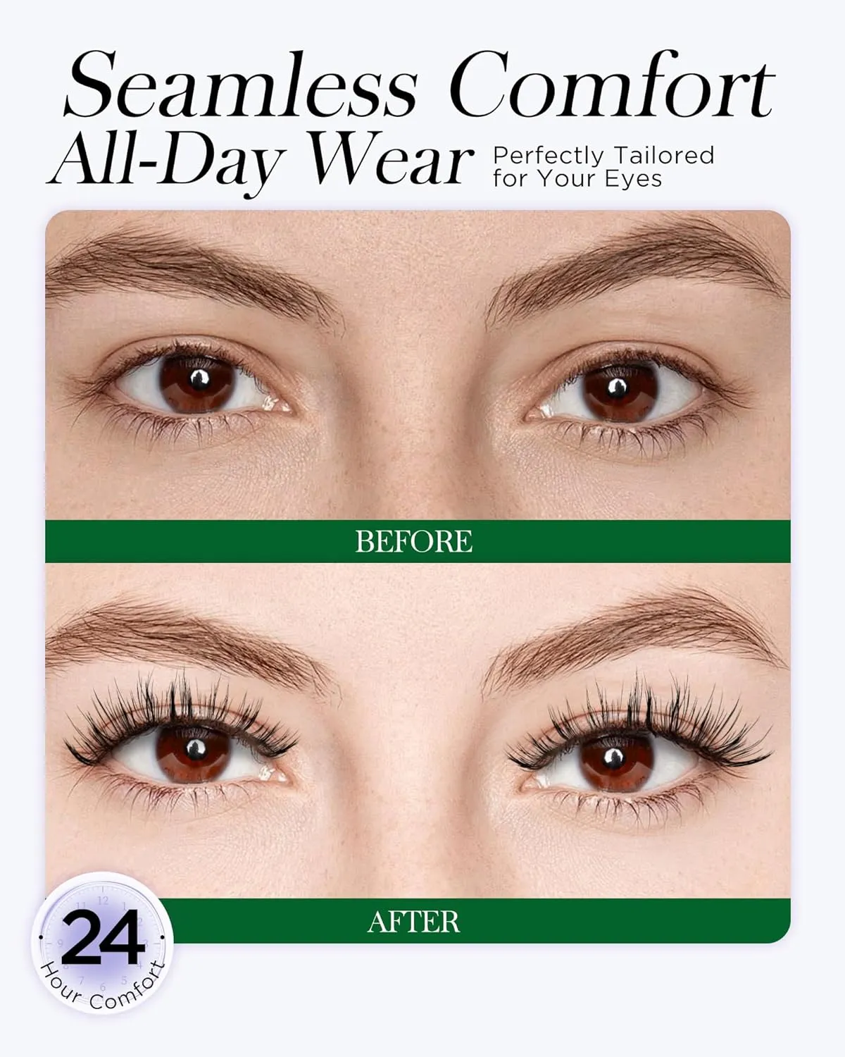BEYELIAN Magnetic Eyelashes with Applicator Kit, Reusable Natural Look 3D Lashes, Easy Apply Soft Upgrade Magnetic Lashes for Eye Makeup (Lightweight & Soft)