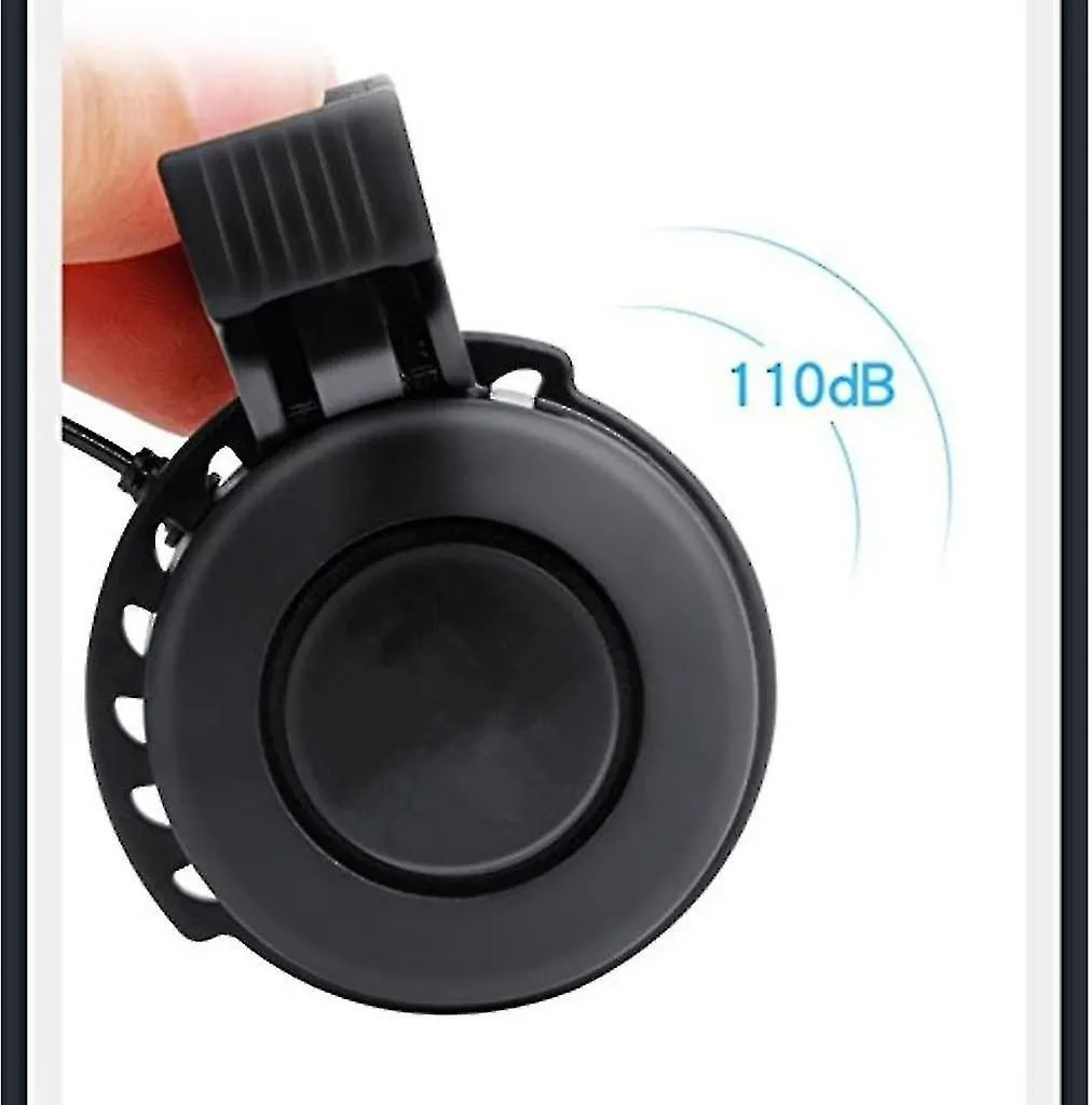 Bicycle Bell - Electric Bicycle Bell - USB Rechargeable Horn Bell Compatible wit