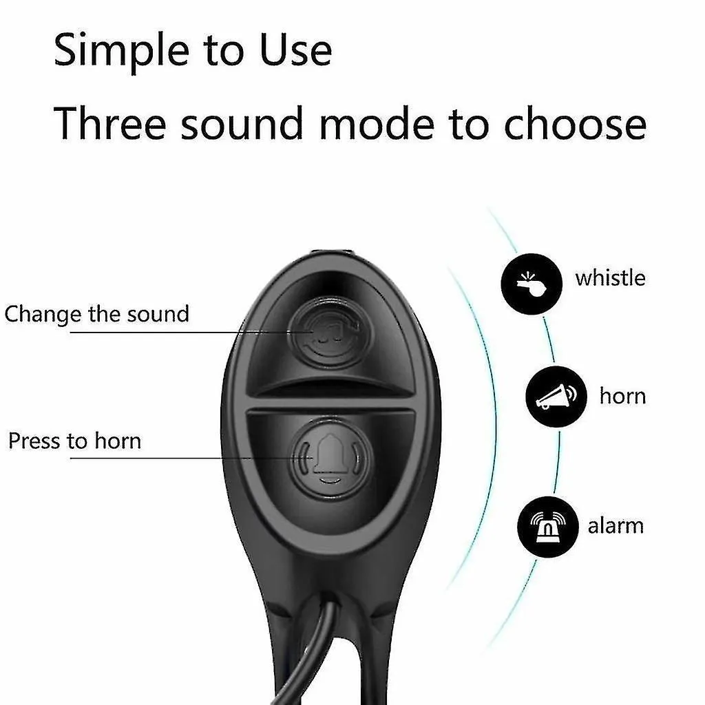Bicycle Bell - Electric Bicycle Bell - USB Rechargeable Horn Bell Compatible wit