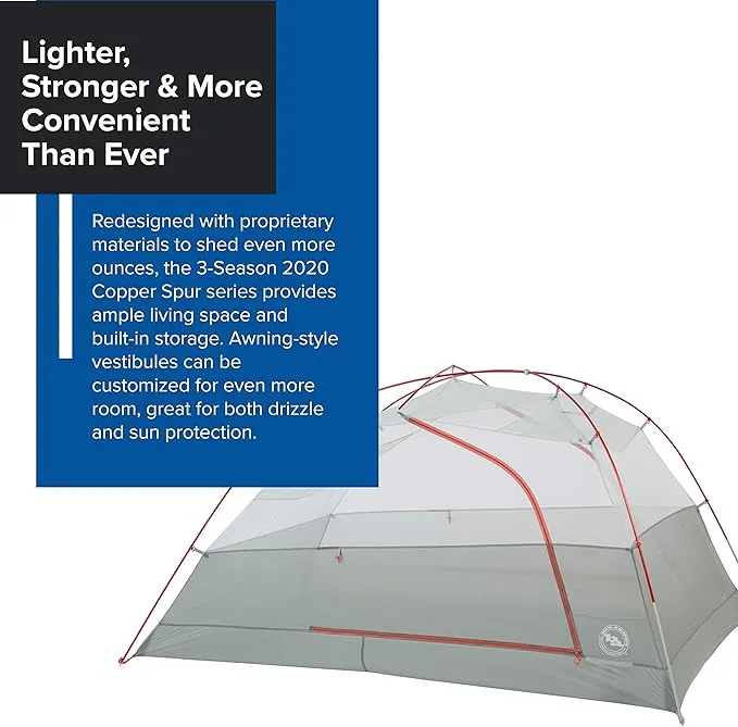 Big Agnes Copper Spur HV UL - UltralightBackpacking Tent