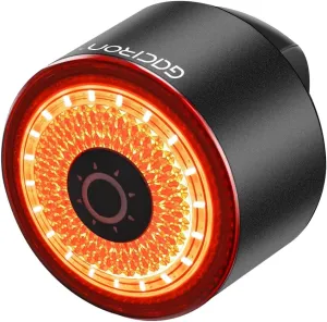 Bike Rear Light with Smart Brake Sensor, Gaciron LOOP-100 Bike Lights for Night Riding, Aluminum Alloy Bicycle Tail Light with Magnetic Mount, 100lm High Brightness Rear Bike Light Rechargeable